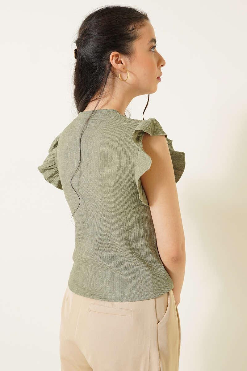 Women’s Ruffle Blouse Sewing Pattern  Digital PDF Sizes S–3XL  Beginner Friendly DIY Top  Printable Sewing File A4 Letter A0