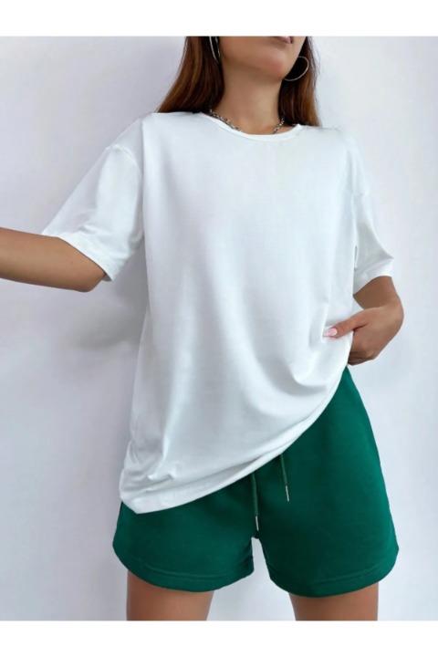 Oversize Tee and Biker Shorts Set Sewing Pattern (PDF Pattern)