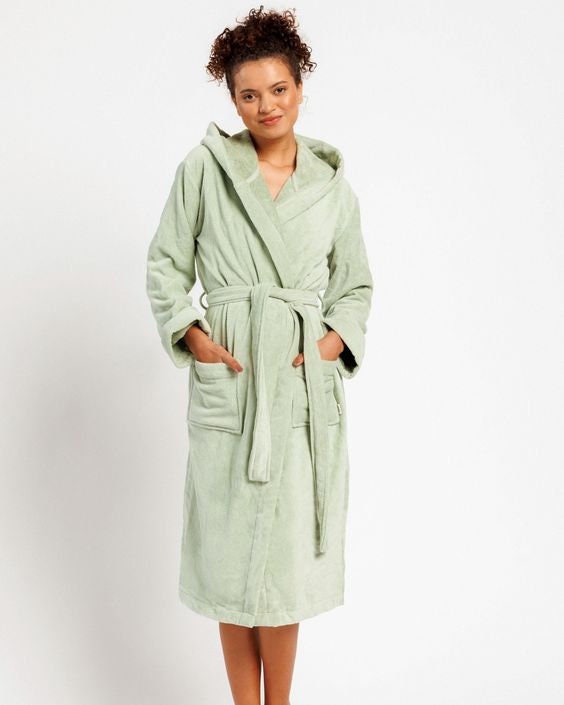 Hooded Bathrobe Sewing Pattern PDF, Sizes S to 3XL with Belt and Pockets, Easy DIY Robe, Printable A4 Letter and A0