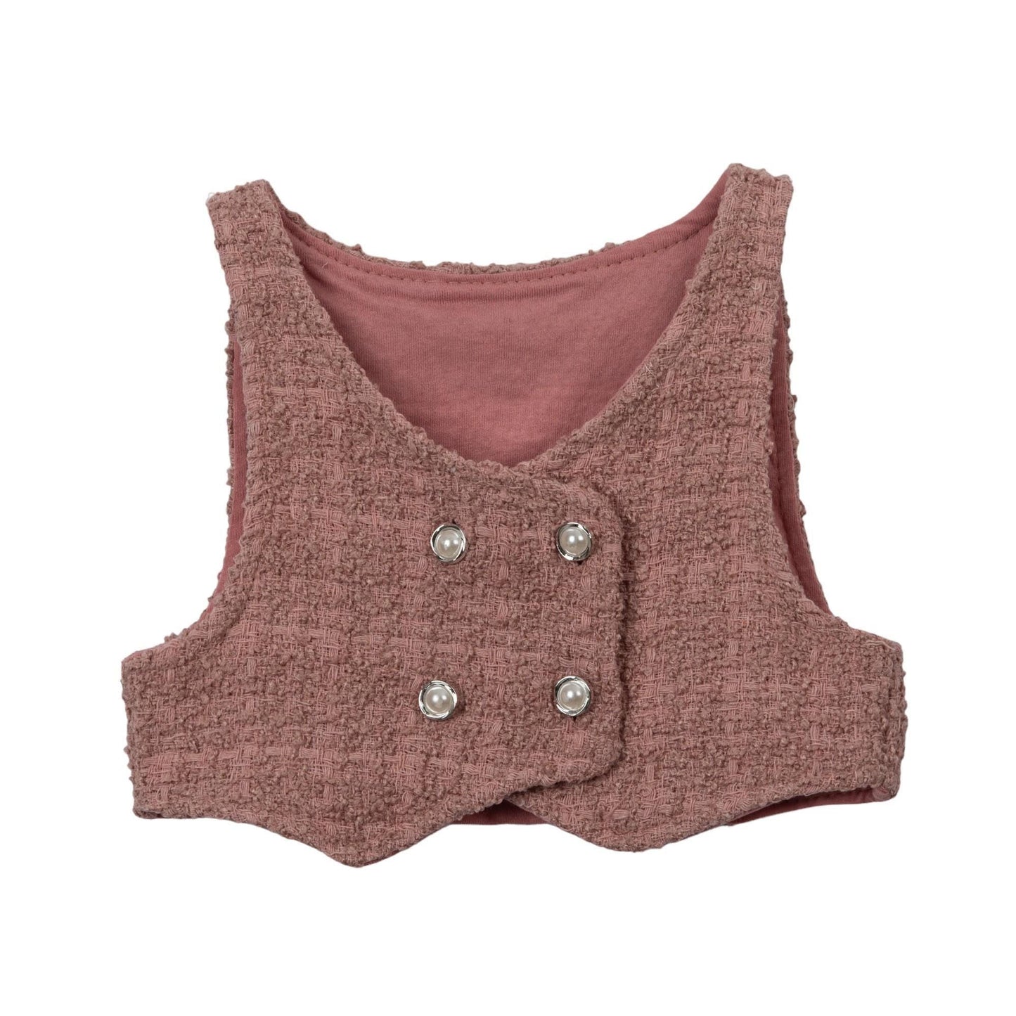 Kids Lined Crop Vest Sewing Pattern PDF, Ages 2 to 10 Years, Easy DIY Children Waistcoat, Printable A4 Letter and A0