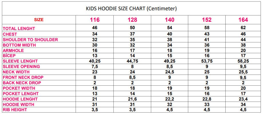 Kids’ Hoodie Sewing Pattern  Digital PDF Sizes 116–164  Beginner Friendly DIY Children’s Clothing  Printable Sewing File A4 Letter A0