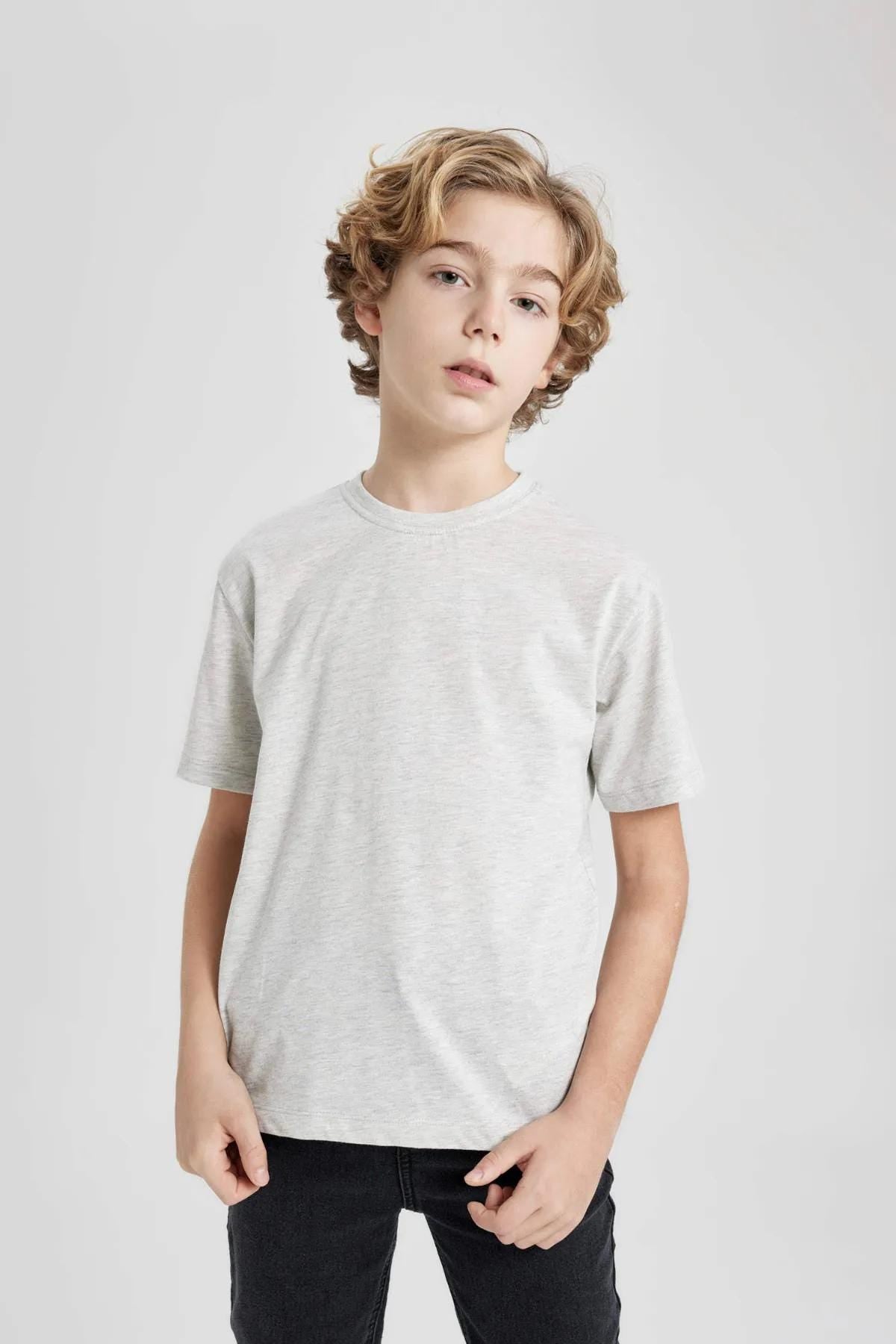 Kids T-Shirt Sewing Pattern PDF, Short Sleeve Tee for Ages 5 to 14 Years, Easy DIY Children Clothing, Printable A4 Letter and A0
