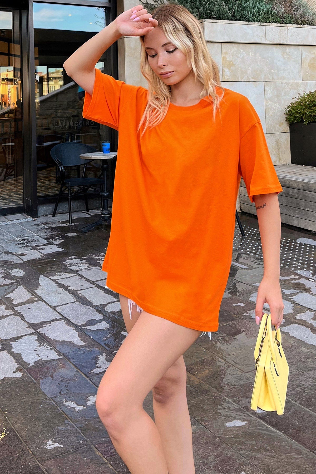 Women's Oversized T-Shirt Sewing Pattern PDF, Relaxed Loose Fit for Sizes S to XL, Easy DIY Women's Clothing, Printable A4 Letter and A0