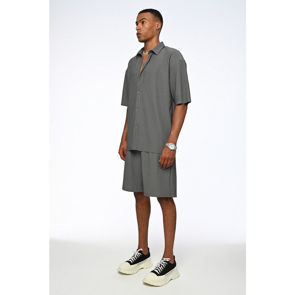 Men's Linen Shirt and Shorts Set Sewing Pattern PDF, Relaxed Fit Summer Outfit for Sizes XS to 3XL, Easy DIY Men's Clothing, Printable A4 Letter and A0