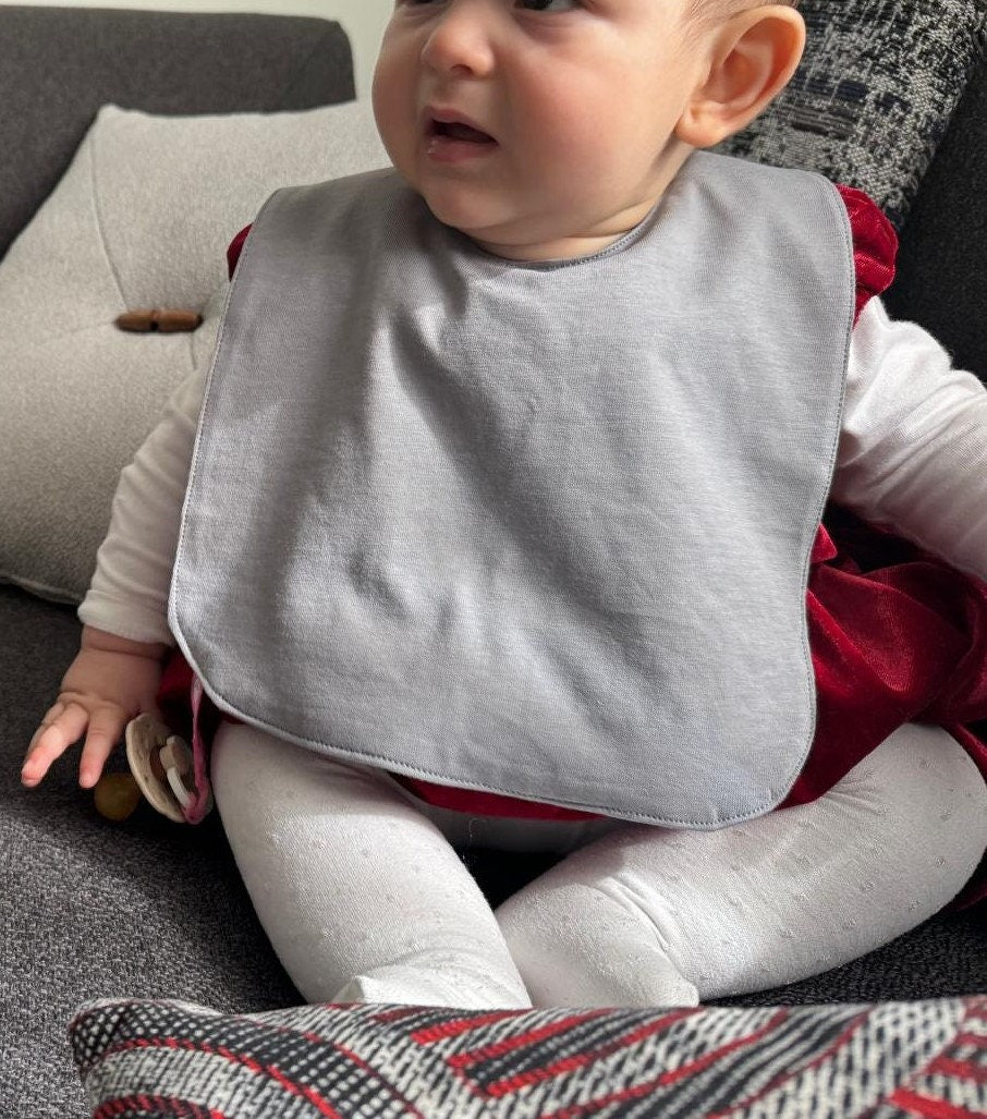 Baby Bib Sewing Pattern  Digital PDF One Size (0–3 Years)  Beginner Friendly DIY Baby Gift  Printable Sewing File A4 Letter