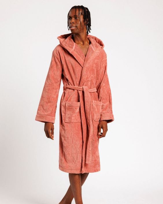 Hooded Bathrobe Sewing Pattern PDF, Sizes S to 3XL with Belt and Pockets, Easy DIY Robe, Printable A4 Letter and A0