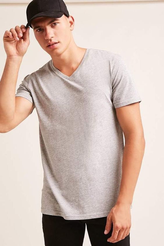 Men's V-Neck T-Shirt Sewing Pattern | Digital PDF | Sizes S–XXL