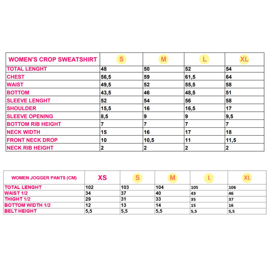 Women’s Crop Sweatshirt & Jogger Pants Set Sewing Pattern  Digital PDF Sizes S–XL  Beginner Friendly DIY Tracksuit  Printable Sewing File A4 Letter A0