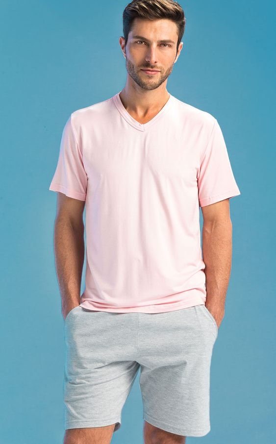 Men's V-Neck T-Shirt Sewing Pattern | Digital PDF | Sizes S–XXL