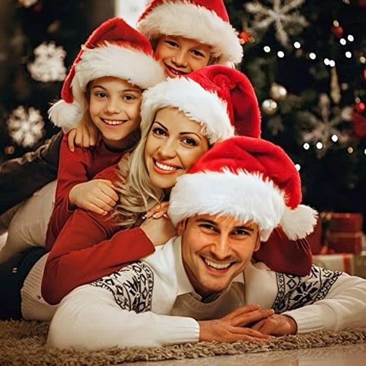 Santa Hat Sewing Pattern: Kids & Adults Sizes, Beginner Friendly (PDF Download A4/Letter/A0)