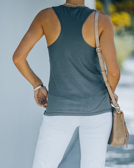 Women's Racerback Tank Top Sewing Pattern PDF, Sizes S to XL, Easy DIY Summer Top, Printable A4 Letter and A0