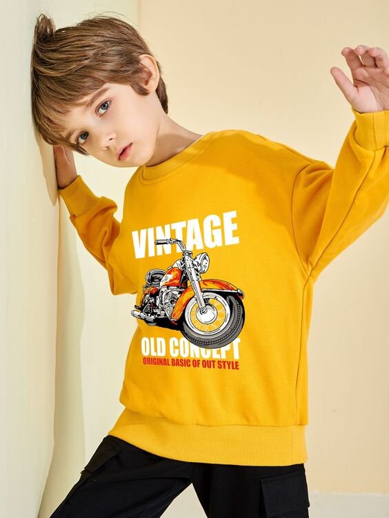 Kids Pajama and Sweatshirt Sewing Pattern PDF – Easy DIY Clothes for Ages 3–15 with Step-by-Step Instructions